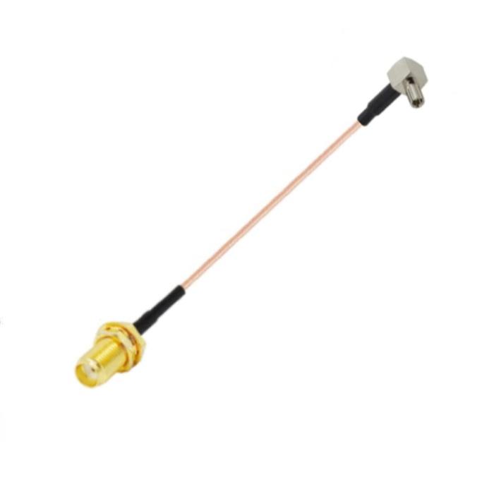 RG178线SMA母直TS9弯公跳线GSM 3G 4G LTE天线连接线
