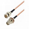 RG179 cable BNC female BNC male cable adapter 75 ohm Video BNC connector cable 