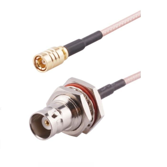 RG179 cable BNC female SMB female cable adapter 75 ohm Video BNC connector cable 