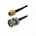 RG174 cable SMA male BNC male cable adapter GSM gps antenna cable connector 1