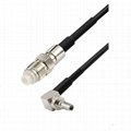 RG174 cable FME female CRC9 angle cable adapter GSM lte antenna cable connector 1