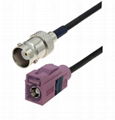 RG174 BNC female FAKRA female extension cord GSM lte antenna cable connector 1