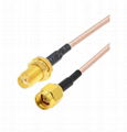 RG316 cable SMA female SMA male cable