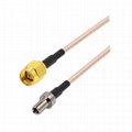RG316 SMA male TS9 male straight cable