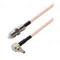 RG316 FME female CRC9 angle cable