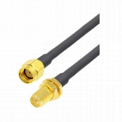 RG58 RP-SMA female RP-SMA male feeder extension wifi antenna cable connector