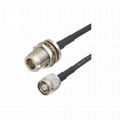 RG58 RP-TNC male N female feeder extension gsm gps antenna cable connector 1