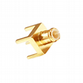 MCX male RF connector 8.5mm PCB mount