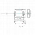 磁铁安装防水室外用高增益GPS Glonass天线SMA公直有源Glonass GPS车载天线 2