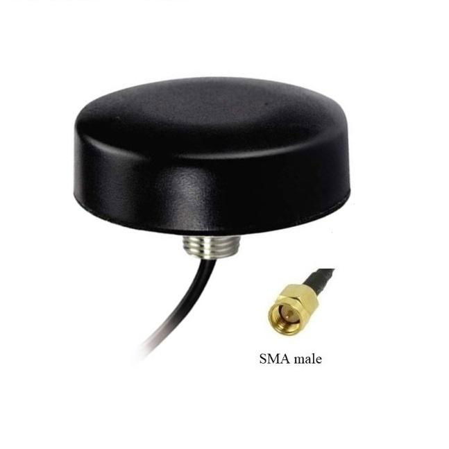 screw mount outdoor use high gain sma small GPS glonass dual active car antenna