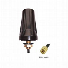 screw mount outdoor use high gain dual active car sma glonass gps antenna