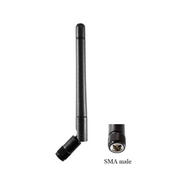 foldable 110mm length Swivel rubber GSM 3G multi band SMA stubby antenna