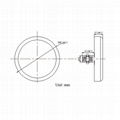 UV resistance IP67 waterproof outdoor screw mount high gain gprs GSM 3G antenna 2