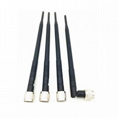 295mm 7.0dBi high gain N male 3G aerial foldable N male GSM 2g 3g rubber antenna