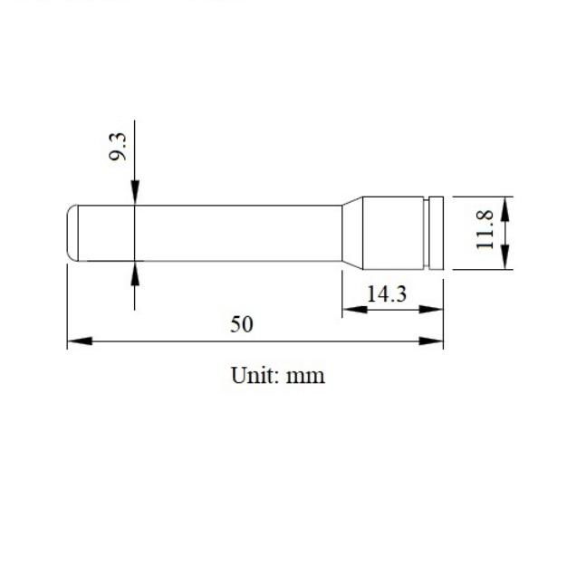 50mm长防水gsm 3g天线SMA公直全向小尺寸gsm 3g橡皮天线 2