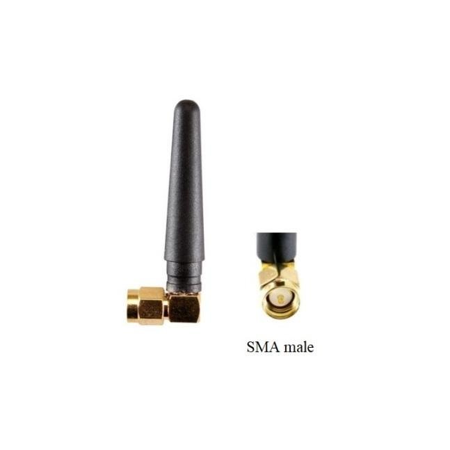 sma male angle 50mm short length gprs gsm 3g 4g lte stubby rubber antenna