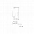 SMA弯公50mm长小尺寸全向gprs gsm 3g 4g lte橡皮天线 2