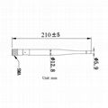 210mm長5dBi高增益折疊SMA公直全向gsm gprs 3g lte 4g橡皮天線 2