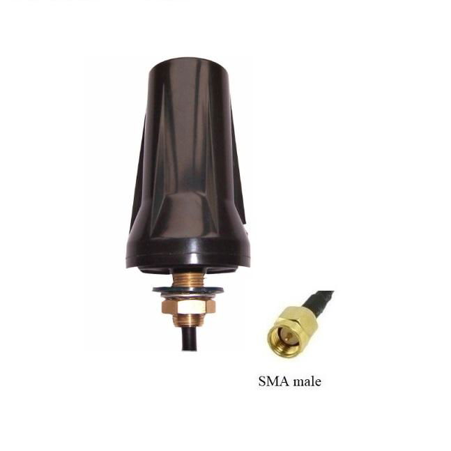 sma male IP67 waterproof outdoor use screw mount high gain gprs GSM 3G antenna