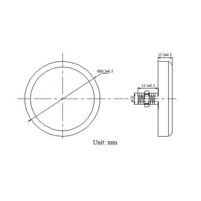 UV resistant 5dbi high gain waterproof outdoor screw mount GSM 3g 4g lte antenna 2