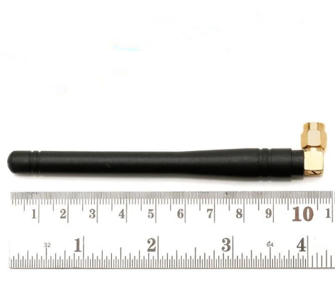 110mm長RP-SMA彎公全向藍牙2.4GHz WIFI膠棒天線 3