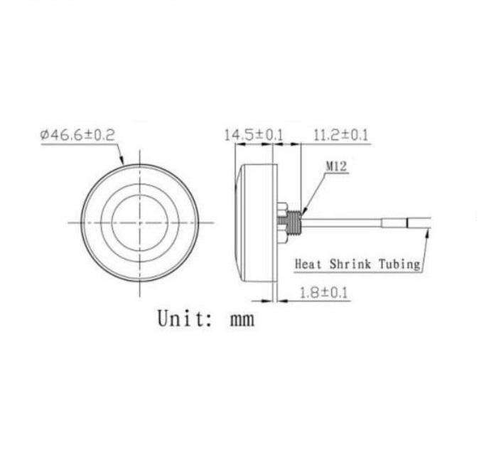 螺丝安装防水IP67室外用高增益全向小尺寸2.4GHz wifi车载天线 2