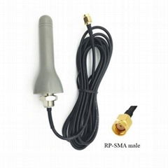 screw mount small size waterproof outdoor use 2.4GHz wifi rubber antenna