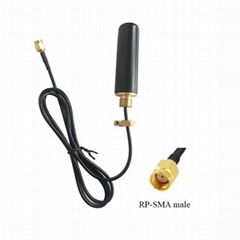 screw mount small size waterproof outdoor use 2.4GHz wifi rubber car antenna