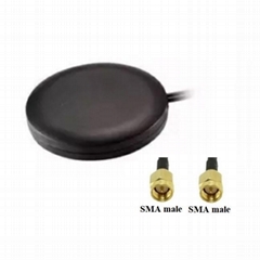 waterproof magnetic or adhesive mount high gain GPS glonass 4G LTE Combo antenna