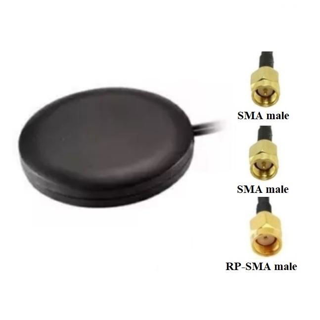 waterproof magnetic or adhesive mount GPS glonass 4G LTE WIFI combined antenna