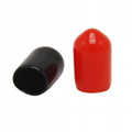 红色或黑色PVC软胶SMA接头保护帽SMA保护罩SMA接头防尘帽 2