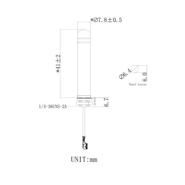 41mm small screw mout with RF1.13 cable omni directional 4G LTE rubber antenna 2
