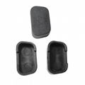 PE plastic VGA DB 9pin protector DB9 protect cover DB9 male rubber dust cap