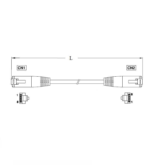 cat5e RJ45网络转接线局域网延长线路由器RJ45连接线 2