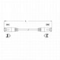 cat5e RJ45网络转接线局域网延长线路由器RJ45连接线 2