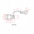 金屬材質帶鉸鏈SMA接頭保護帽SMA保護罩SMA接頭防塵帽 2