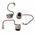 metal material with chain TNC protector TNC protect cover TNC female dust cap 1