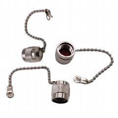 metal material with chain TNC protector TNC protect cover TNC female dust cap