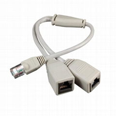 RJ45 splitter RJ45 male to double RJ45 female connector adapter