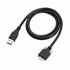 USB 3.0高速连接线A公Micro B视觉机器工业相机连