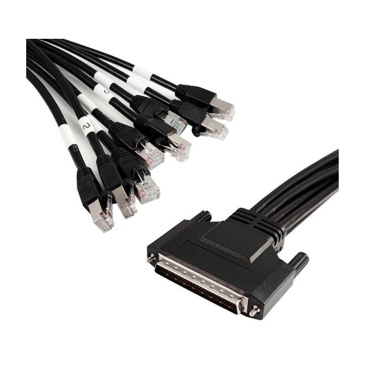 SCSI 68pin male to 4 ports RJ45 female Router Cable scsi rj45 adapter cable 2