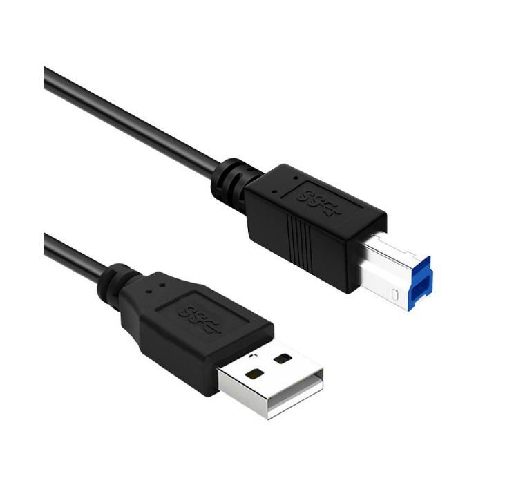 USB3.0 A to USB3.0 B printer cable high-speed square port data computer cable 2