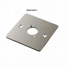 D type 86 type 86mm brushed metal panel stainless steel screw mount chassis