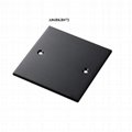 D type 86 type 86mm brushed metal panel black Aluminum alloy screw mount chassis 1
