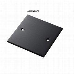 D type 86 type 86mm brushed metal panel black Aluminum alloy screw mount chassis