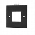 D type 86 type 86mm brushed metal panel black Aluminum alloy screw mount chassis 6