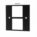 D type 86 type 86mm brushed metal panel black Aluminum alloy screw mount chassis 8
