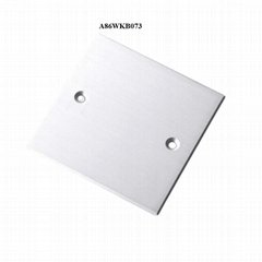 D type 86 type 86mm brushed metal panel white Aluminum alloy screw mount chassis