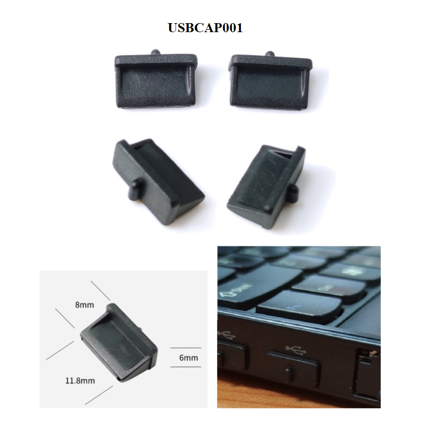 100pcs每袋usb hdmi rj11 rj45 vga db9 db15接頭保護帽保護蓋塑膠防塵帽 2