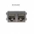 128 type面板螺絲安裝rj45 cat6 cat6a double cat6a接頭插座模塊